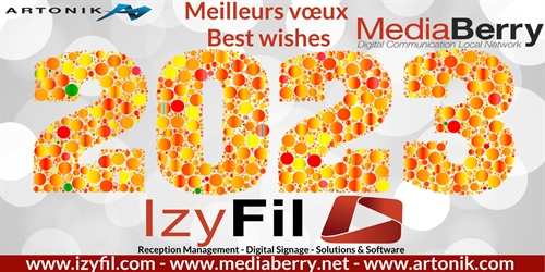 MediaBerry vous présente ses meilleurs vœux pour l’année 2023.
